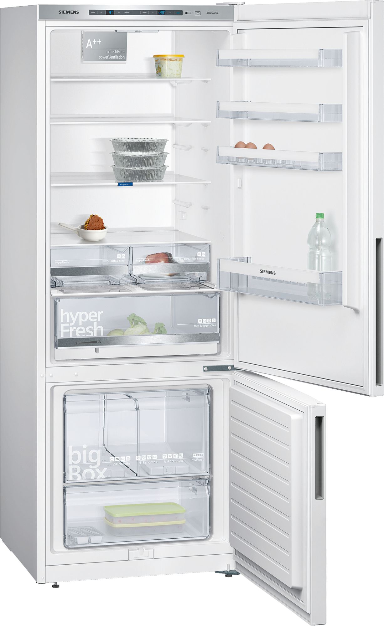 iQ300 Alttan Donduruculu Buzdolabı 191 x 70 cm Beyaz
