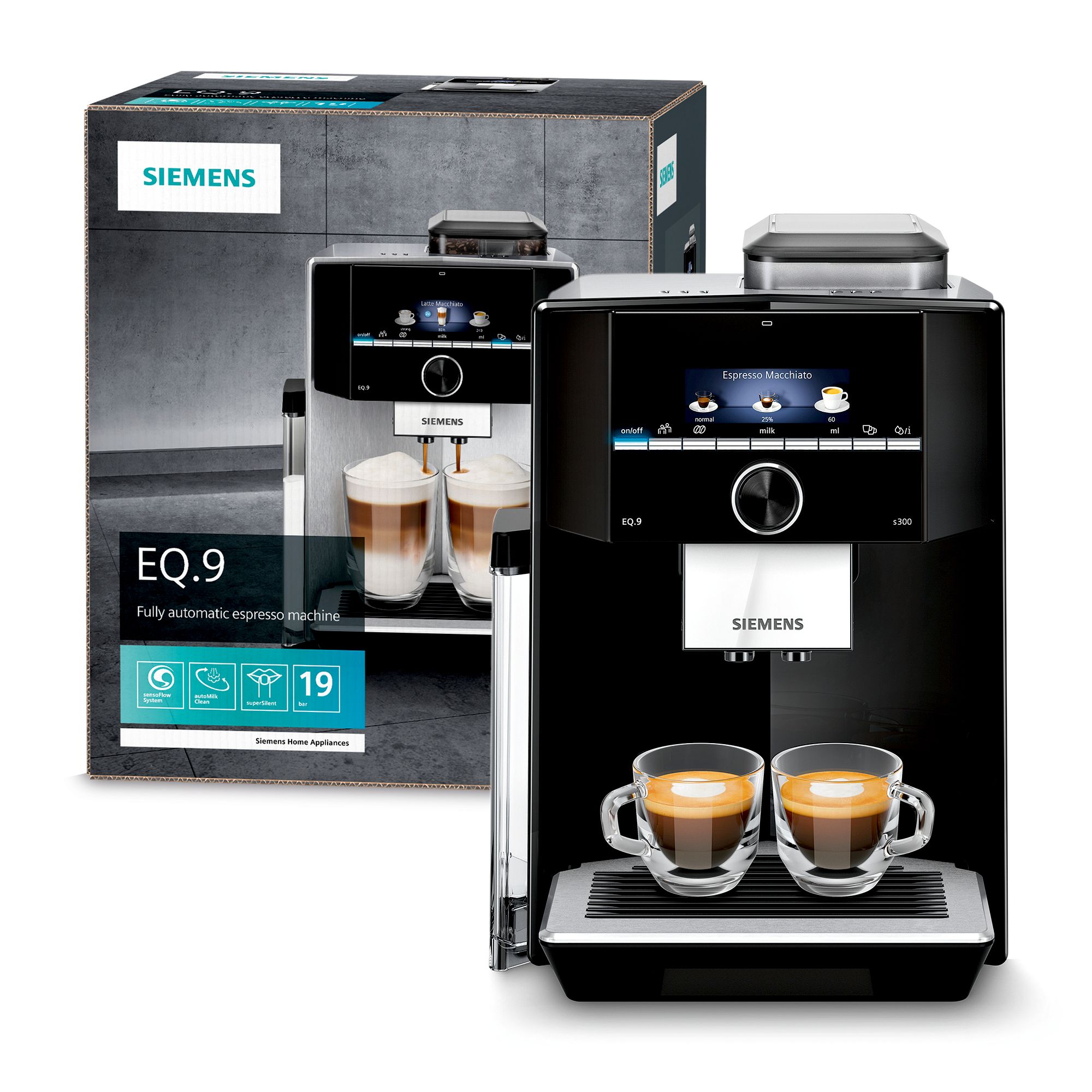 Fully automatic coffee machine EQ.9 s300 siyah