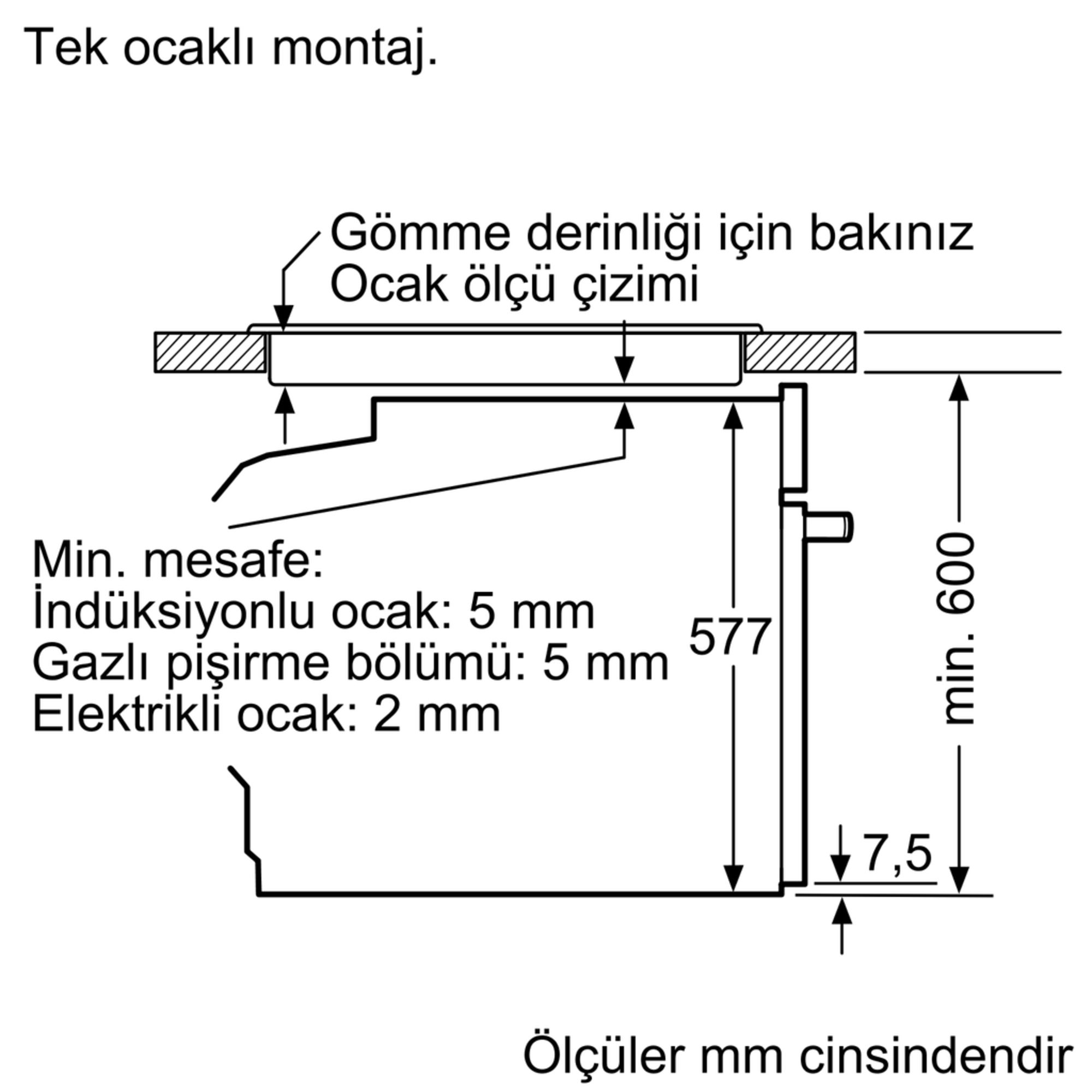 iQ700 Mikrodalga Fonksiyonlu Ankastre Fırın paslanmaz çelik