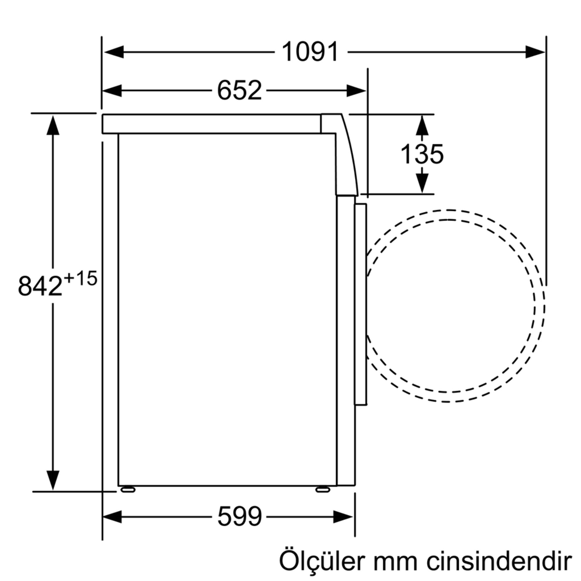 iQ300 Isı Pompalı Kurutma Makinası 8 kg