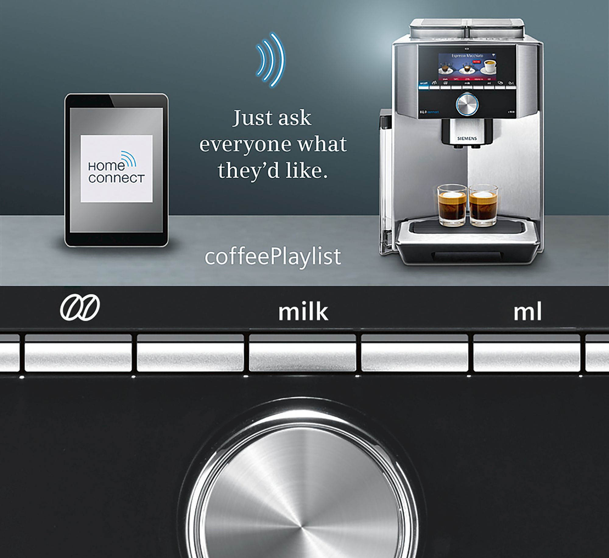 Fully automatic coffee machine EQ.9 s900 Paslanmaz çelik