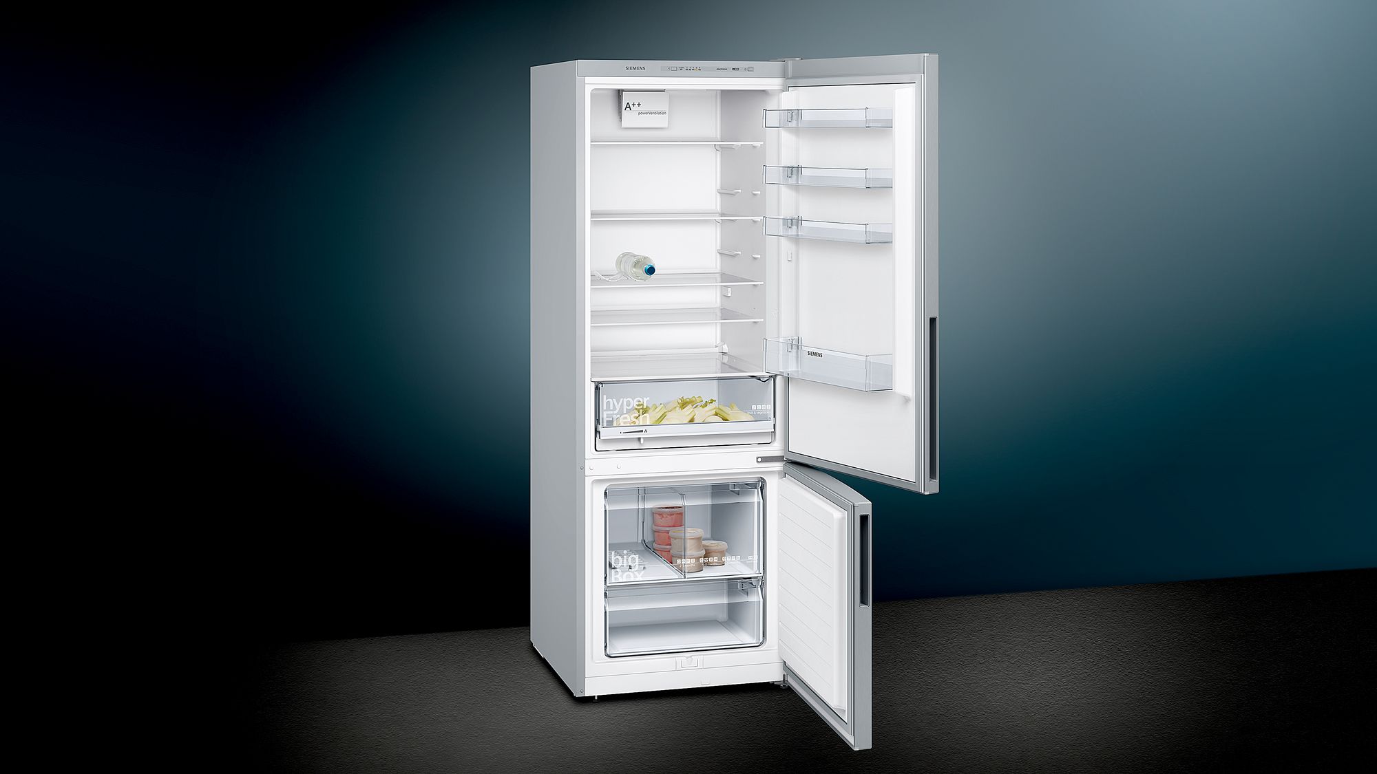 iQ300 Alttan Donduruculu Buzdolabı 191 x 70 cm Inox görünümlü