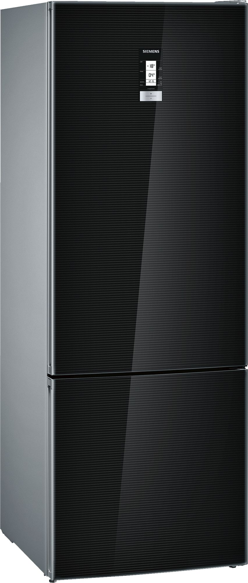 iQ500 Alttan Donduruculu Buzdolabı 193 x 70 cm siyah