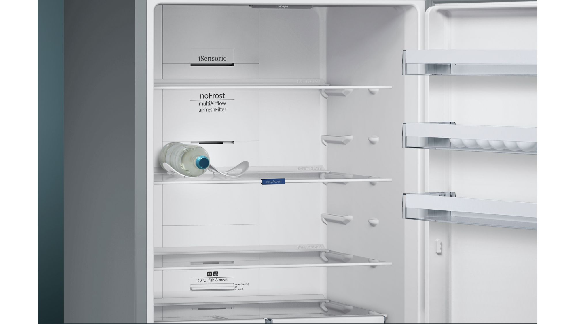 iQ300 Alttan Donduruculu Buzdolabı 70 cm, Kolay temizlenebilir Inox