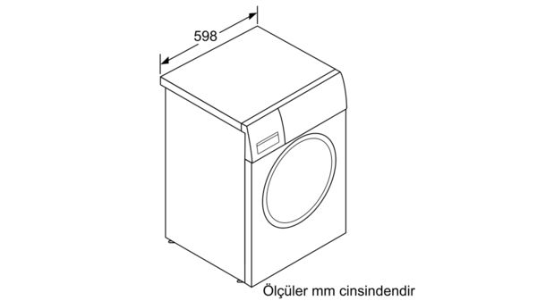 iQ700 Çamaşır Makinası 9 kg Kolay temizlenebilir Inox, 1400 dev./dak.