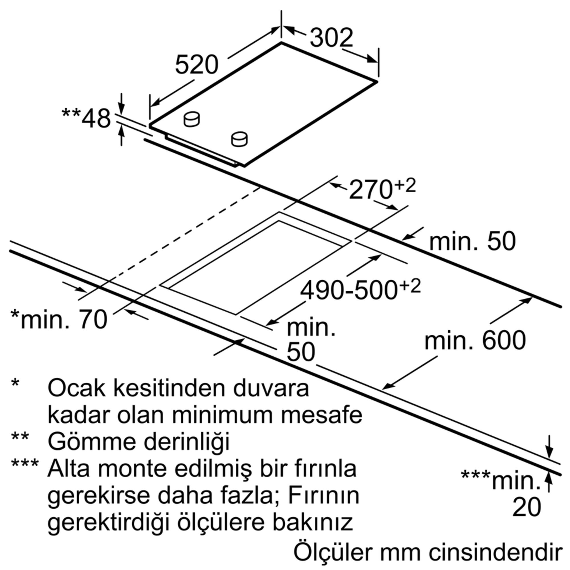 iQ300 Elektrikli Domino Ocak 30 cm