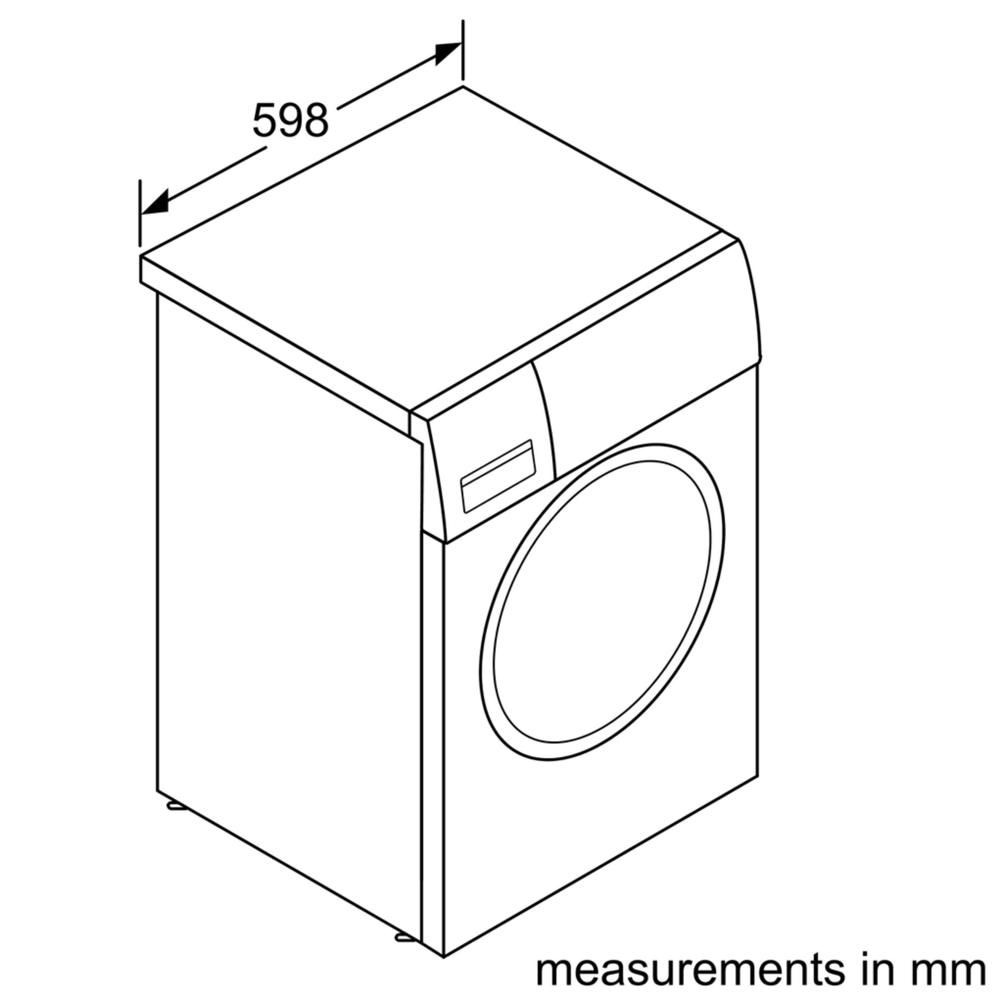 iQ800 Çamaşır Makinası 8 kg 1400 dev./dak