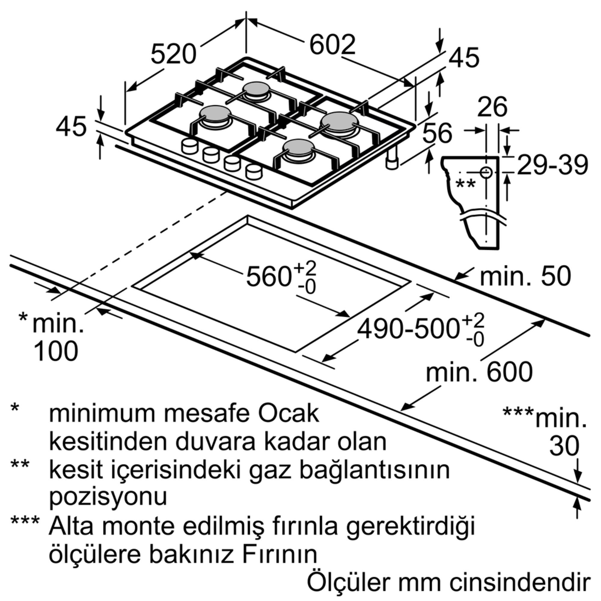 iQ700 Gazlı Ocak 60 cm