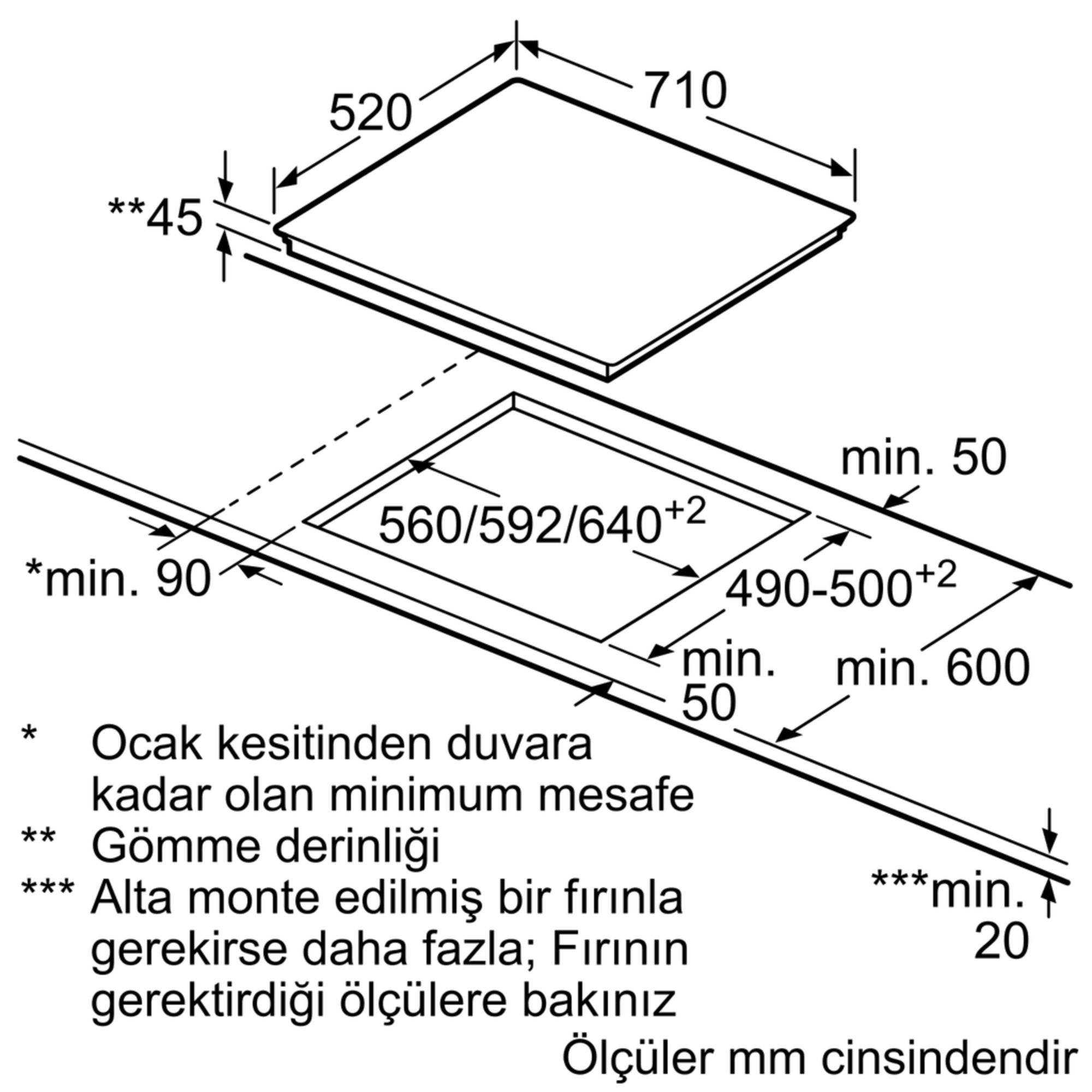 iQ300 Elektikli Ocak 70 cm