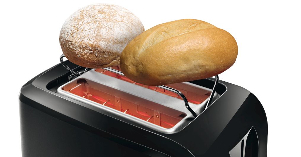 Compact toaster series 300 siyah