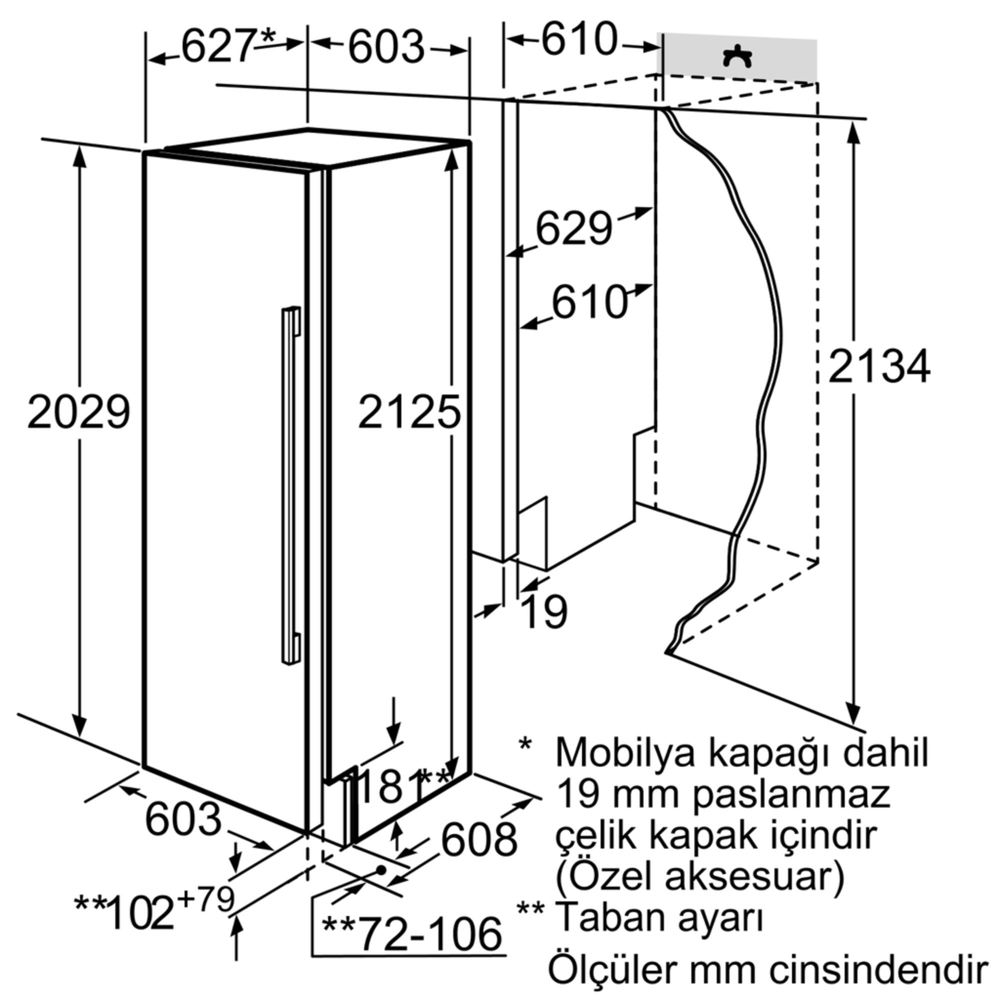 iQ700 Ankastre Derin Dondurucu