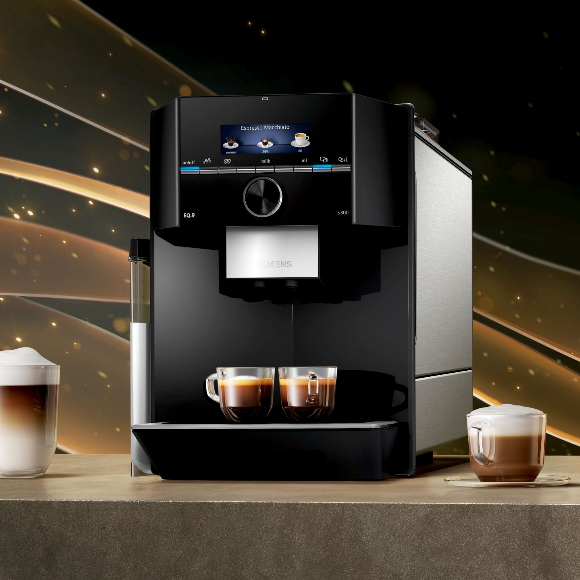 Fully automatic coffee machine EQ.9 s300 siyah