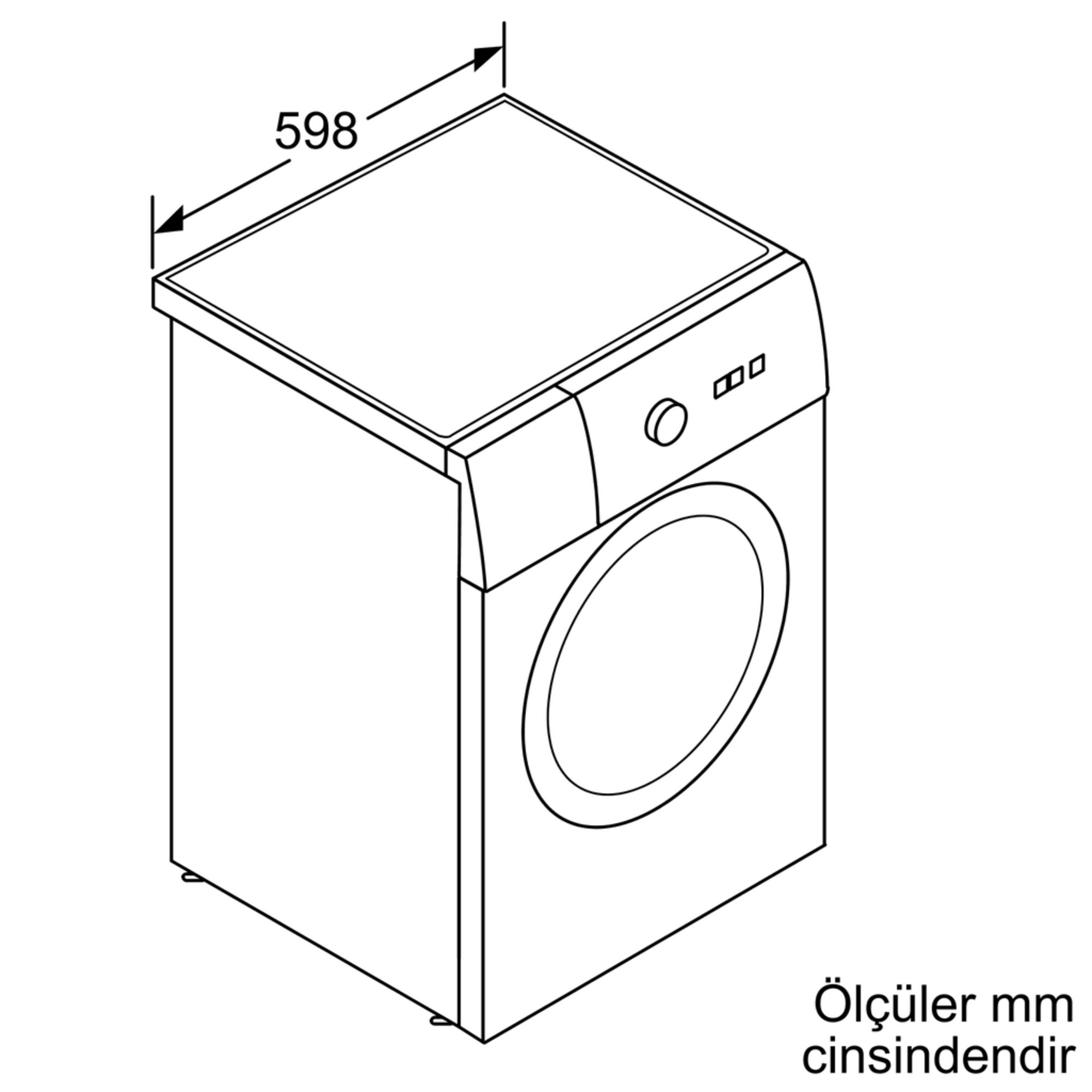 iQ300 Çamaşır Makinası 7 kg 1000 dev./dak.