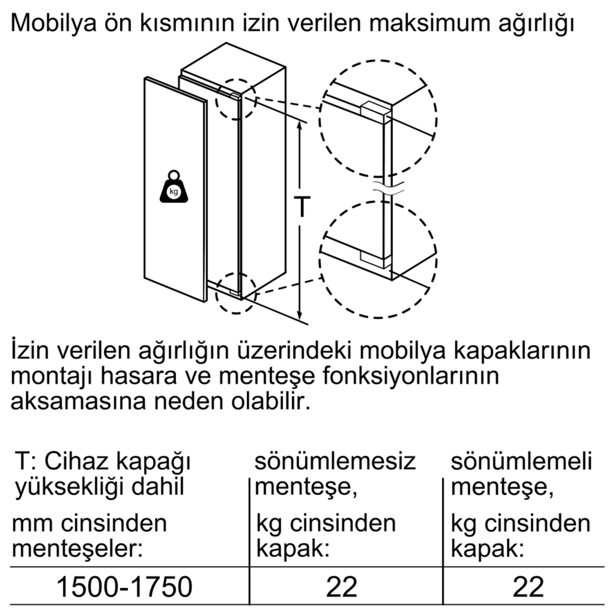 iQ500 Derin Donduruculu Ankastre Buzdolabı 177.5 cm