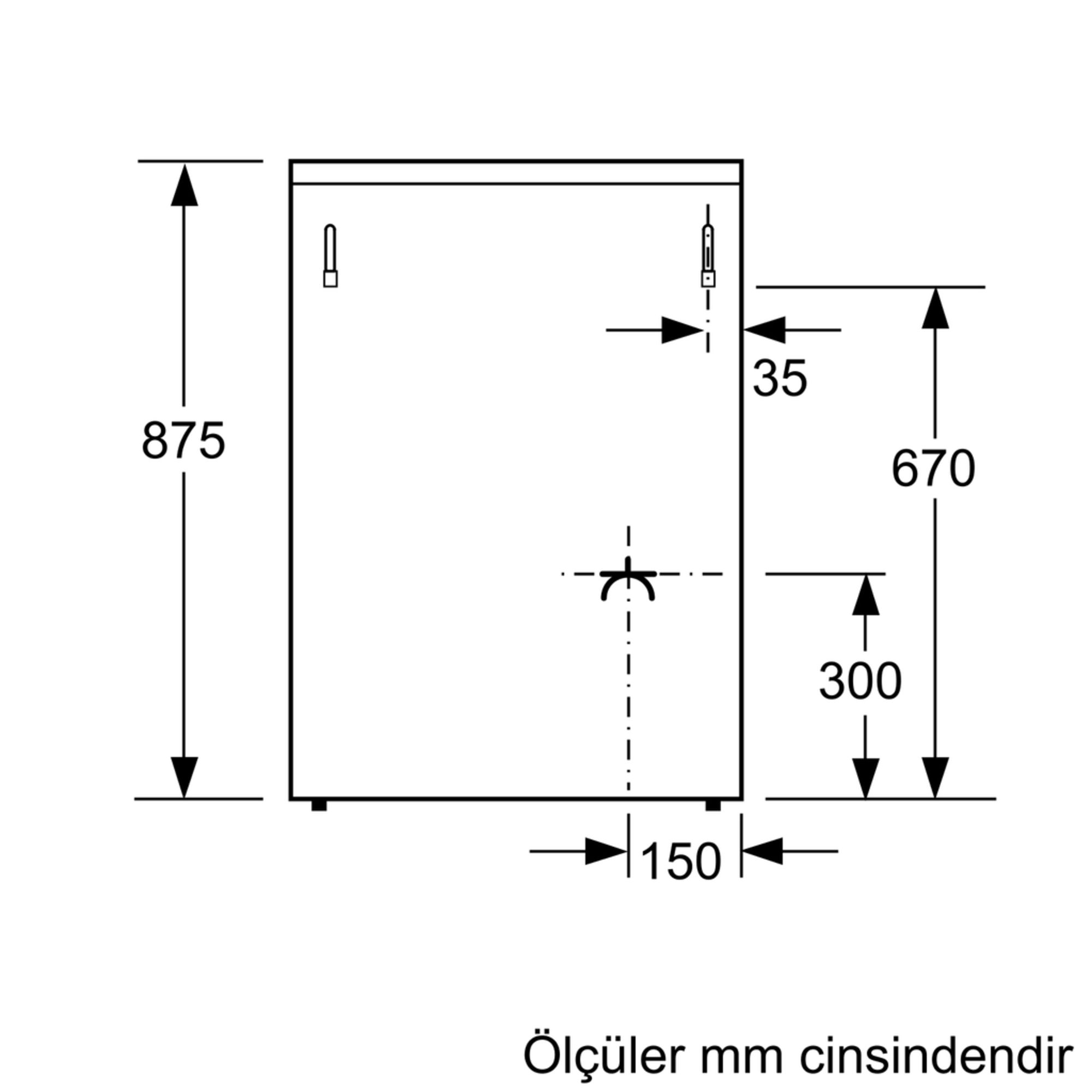 iQ300 Gazlı/Elektrikli Solo Fırın paslanmaz çelik