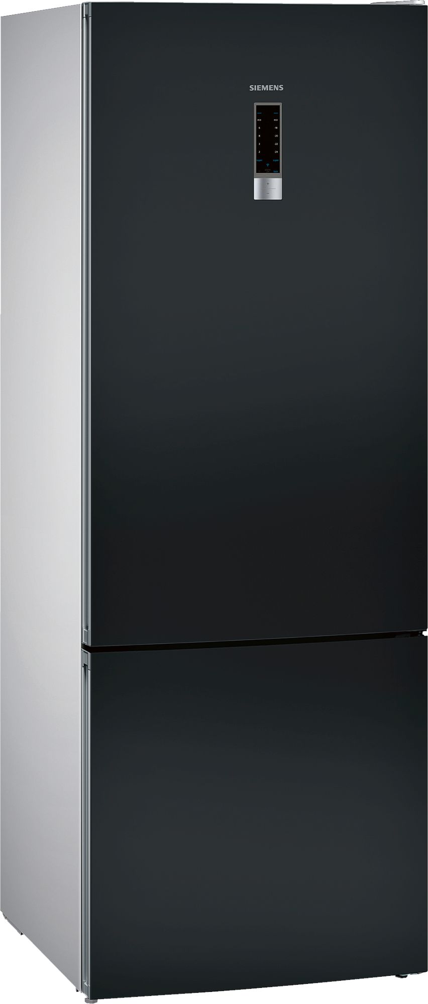 iQ300 Alttan Donduruculu Buzdolabı 70 cm, Kolay temizlenebilir siyah inoks