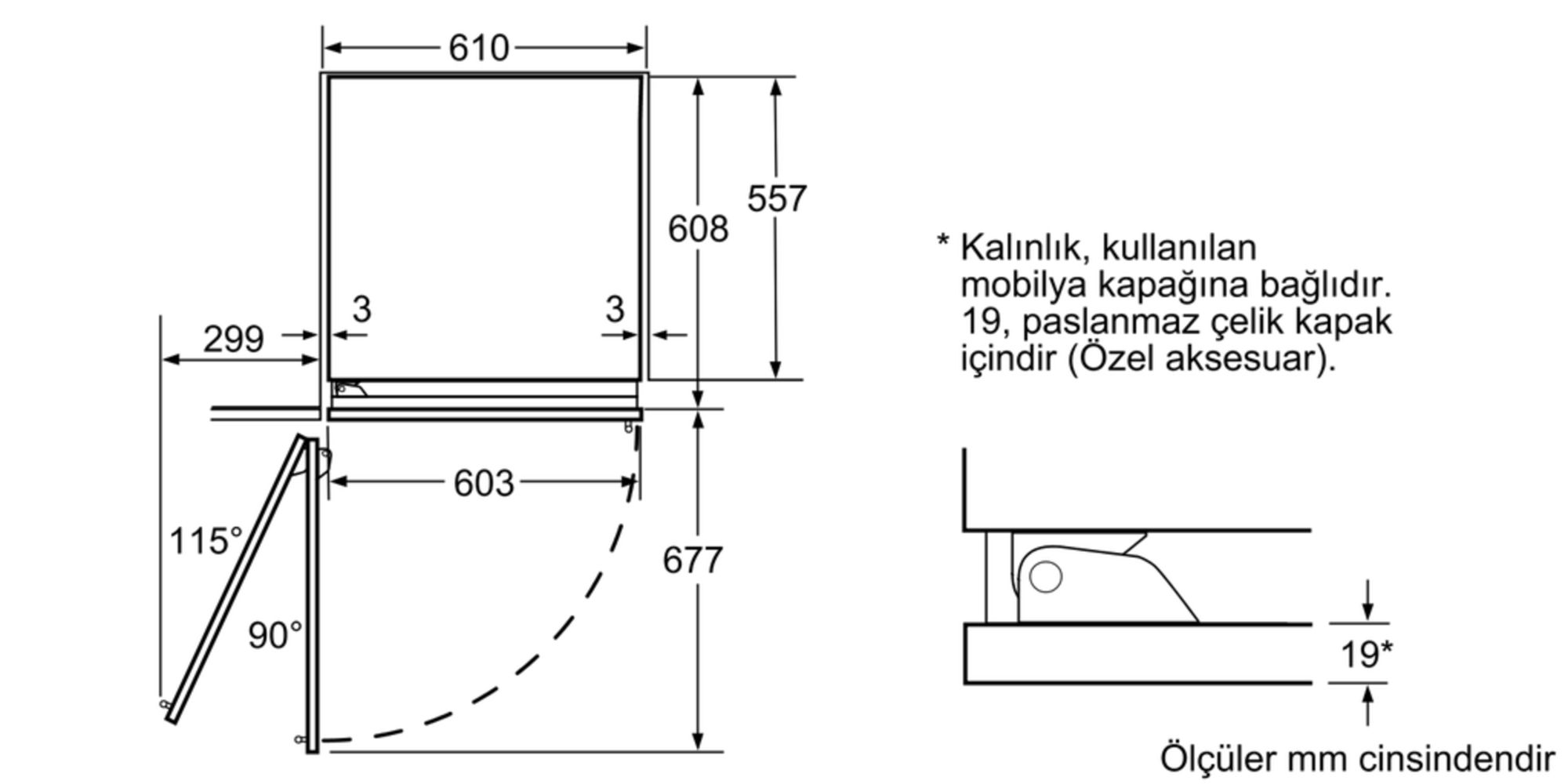 iQ700 Ankastre Derin Dondurucu