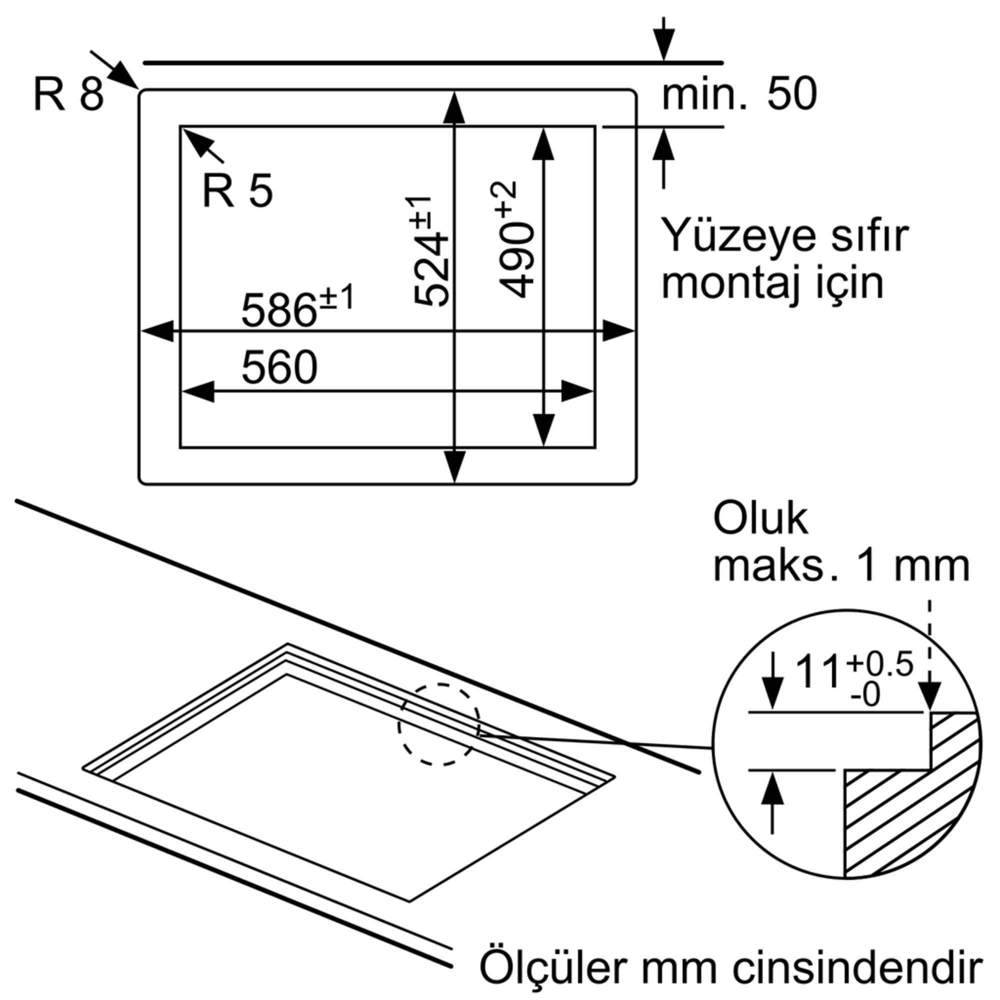 iQ700 Gazlı Ocak 60 cm