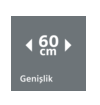 iQ100 Set Üstü Gazlı Ocak 60 cm