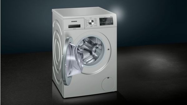 iQ500 Çamaşır Makinası 8 kg silver inox, 1200 dev./dak