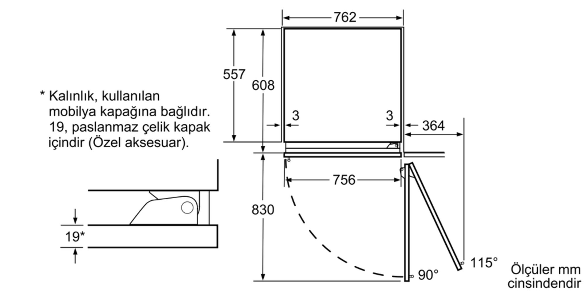 iQ700 Ankastre Buzdolabı