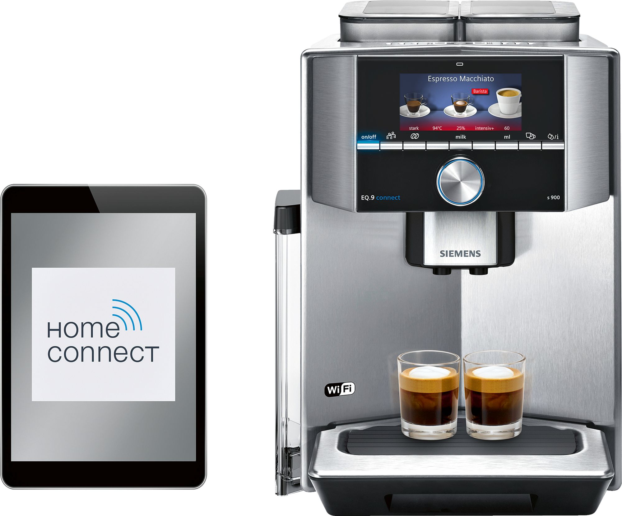Fully automatic coffee machine EQ.9 s900 Paslanmaz çelik