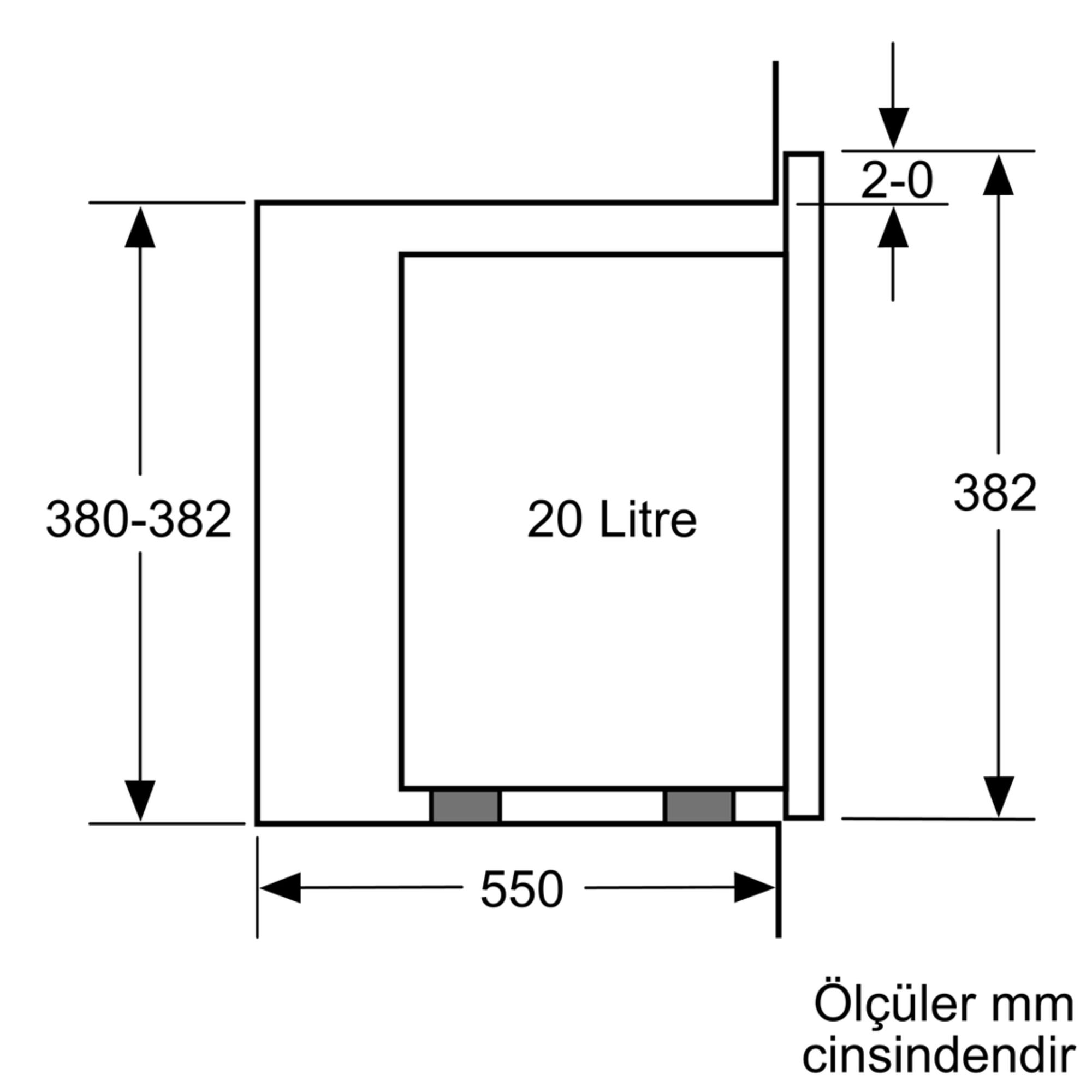 iQ500 Ankastre Mikrodalga beyaz