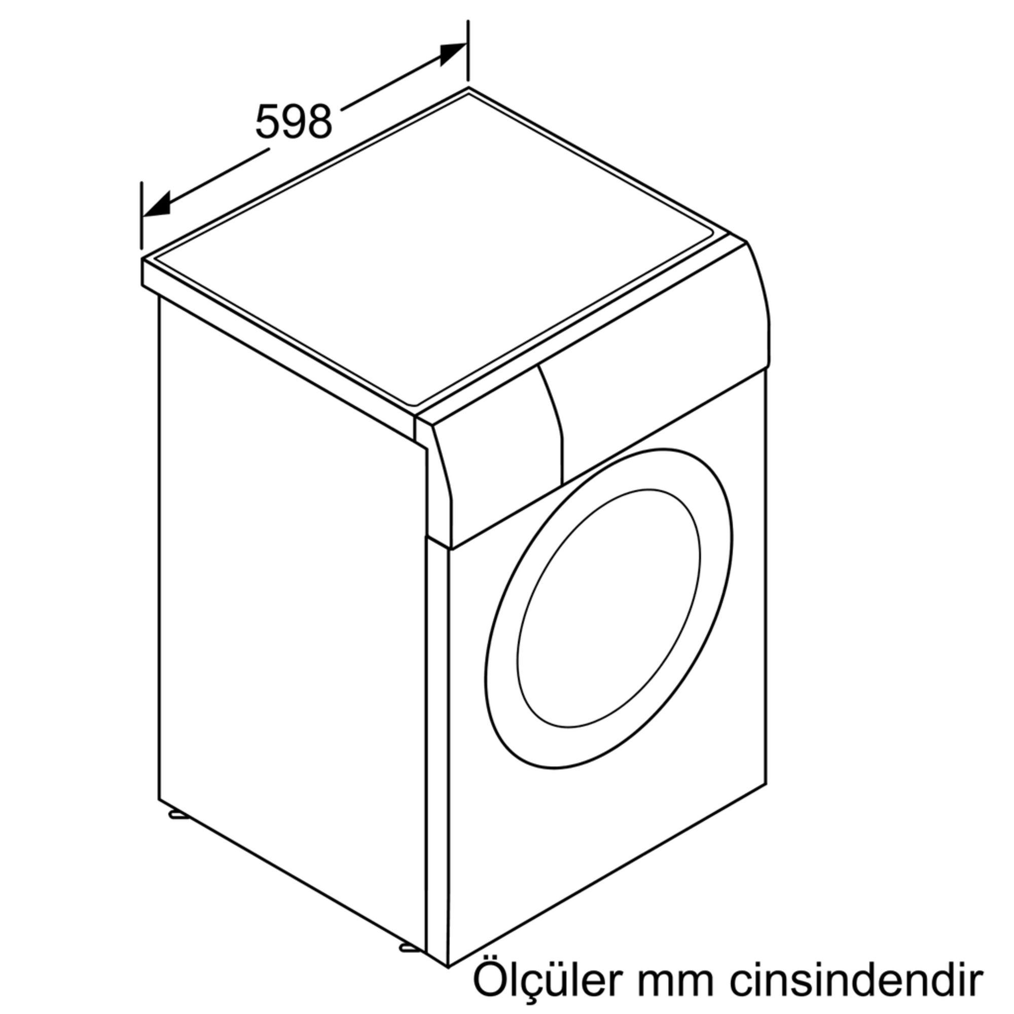 iQ500 Kurutmalı Çamaşır Makinası 8 kg 1500 dev./dak