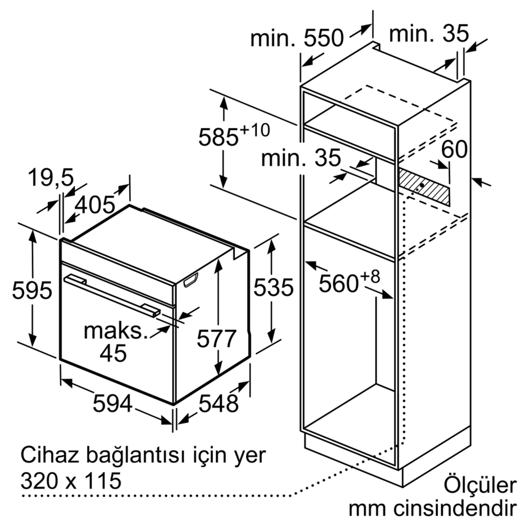 iQ700 Ankastre Fırın paslanmaz çelik