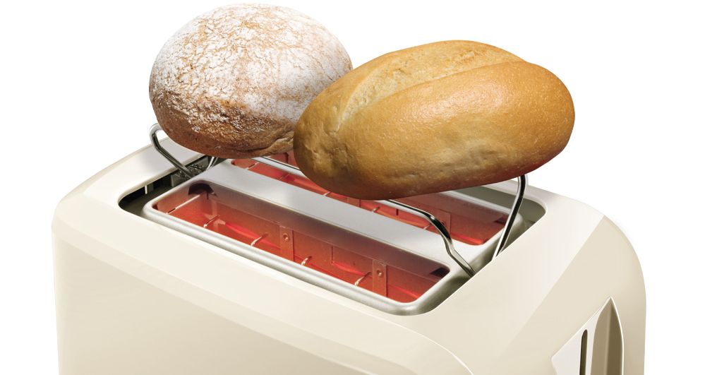 Compact toaster series 300 Beyaz